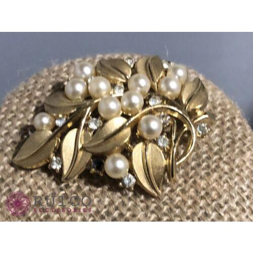 【新品】 TRIFARI トリファリ ブローチ ラインストーン アンティーク 【J2380383528】(14050円)