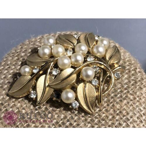 【新品】 TRIFARI トリファリ ブローチ ラインストーン アンティーク 【J2380383528】(14050円)