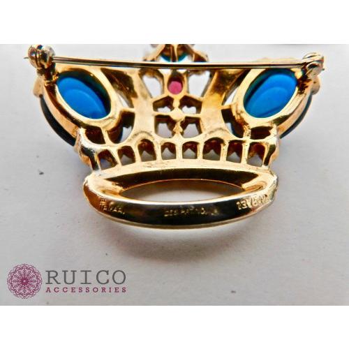 【新登場】 TRIFARI トリファリ ブローチ ラインストーン アンティーク 【KUE8625235139】(31110円)