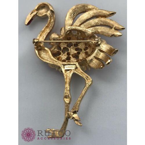 TRIFARI トリファリ ブローチ ラインストーン アンティーク TRIFARI トリファリ ブローチ ビンテージ