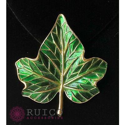 TRIFARI トリファリ ブローチ リーフ 葉 アンティーク