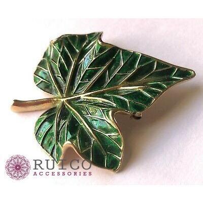 TRIFARI トリファリ ブローチ リーフ 葉 アンティーク TRIFARI トリファリ ブローチ ビンテージ