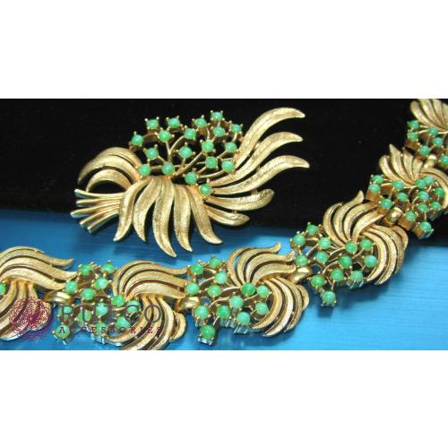 TRIFARI トリファリ ブレスレット ゴールド アンティーク TRIFARI トリファリ ブレスレット ビンテージ