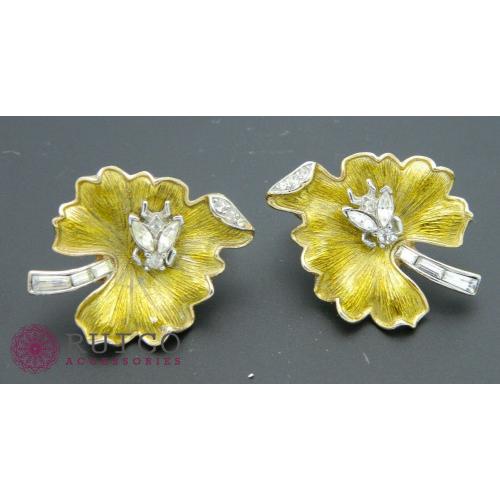 TRIFARI トリファリ イヤリング ピアス ゴールド アンティーク TRIFARI トリファリ イヤリング ピアス ビンテージ