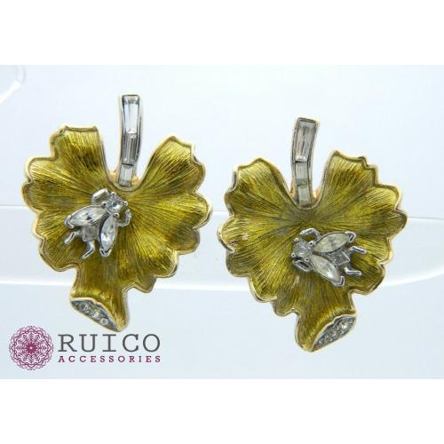 TRIFARI トリファリ イヤリング ピアス ゴールド アンティーク TRIFARI トリファリ イヤリング ピアス ビンテージ