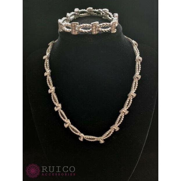 TRIFARI トリファリ ネックレス シルバー アンティーク