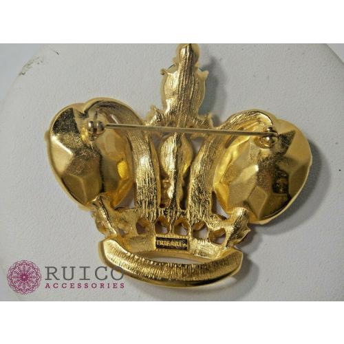 新春SALE！ TRIFARI トリファリ ブローチ ラインストーン アンティーク 【V2405100111】(14196円)