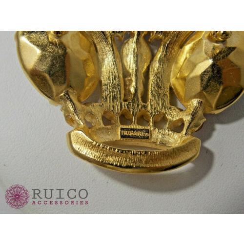 新春SALE！ TRIFARI トリファリ ブローチ ラインストーン アンティーク 【V2405100111】(14196円)