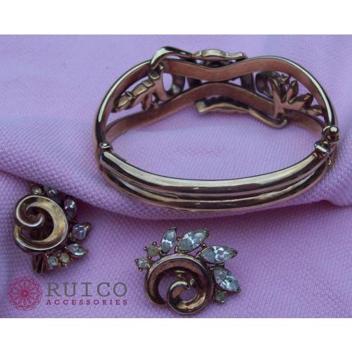 TRIFARI トリファリ イヤリング ピアス ゴールド アンティーク TRIFARI トリファリ イヤリング ピアス ビンテージ