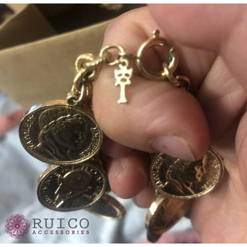 TRIFARI トリファリ ブレスレット ゴールド アンティーク TRIFARI トリファリ ブレスレット ビンテージ