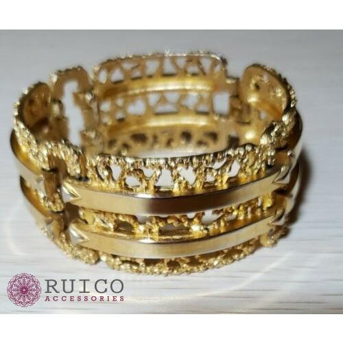 ほぼ未使用 TRIFARI トリファリ ブレスレット ゴールド アンティーク 【2227862596】(13150円)