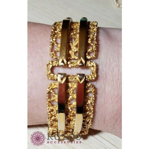 ほぼ未使用 TRIFARI トリファリ ブレスレット ゴールド アンティーク 【2227862596】(13150円)