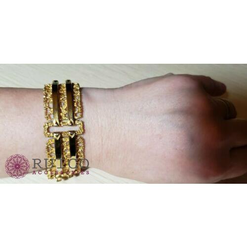 ほぼ未使用 TRIFARI トリファリ ブレスレット ゴールド アンティーク 【2227862596】(13150円)