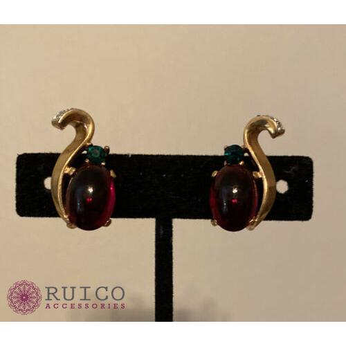 人気ブランド Trifari トリファリ イヤリング ピアス ラインストーン 楽天ランキング1位 Apot Co Th