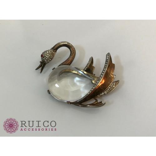 TRIFARI トリファリ ブローチ ラインストーン アンティーク(84240円)