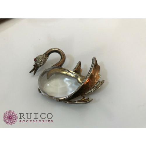 新春セール TRIFARI トリファリ ブローチ ラインストーン アンティーク 【DG2335544625】(84240円)