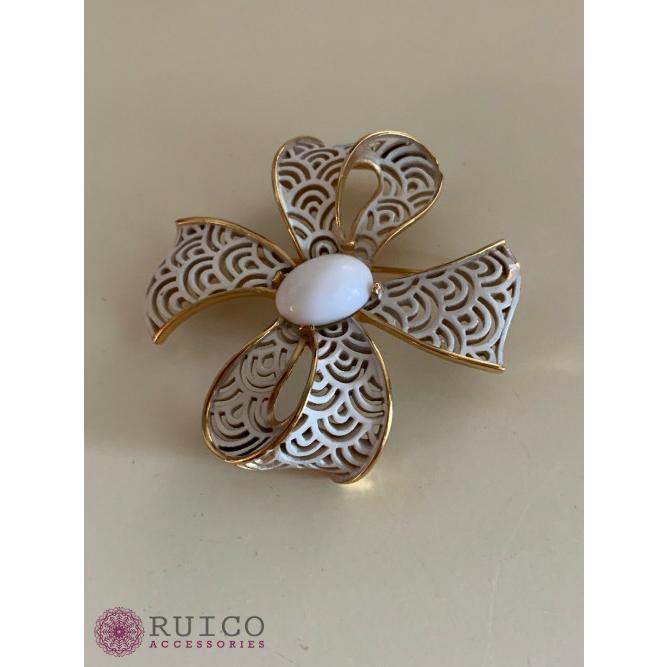 Trifari トリファリ ブローチ リボン アンティーク リボン Fywbkn Ruico トリファリ Accessories ブローチ ヤフー店