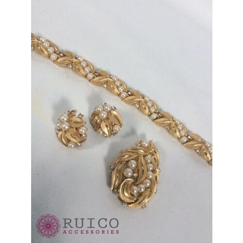 【新品 30%off 送料無料】 TRIFARI トリファリ イヤリング ピアス ゴールド アンティーク 【BC8469947920】(30550円)