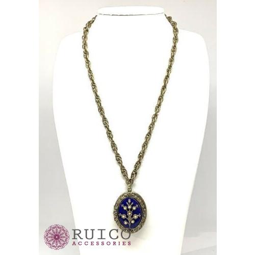 TRIFARI トリファリ ネックレス エナメル アンティーク