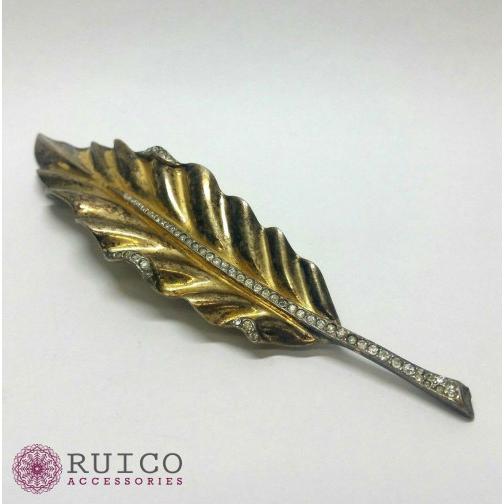 TRIFARI トリファリ ブローチ ラインストーン アンティーク TRIFARI トリファリ ブローチ ビンテージ