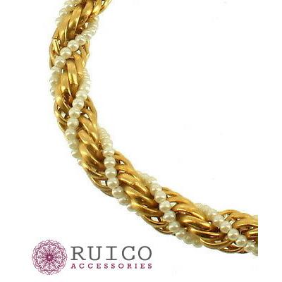 TRIFARI トリファリ ネックレス ゴールド アンティーク TRIFARI トリファリ ネックレス ビンテージ