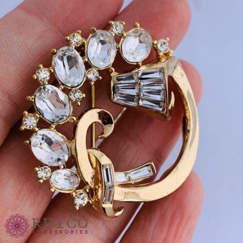 ローボード TRIFARI トリファリ ブローチ ラインストーン アンティーク 【3324643881】(19624円)