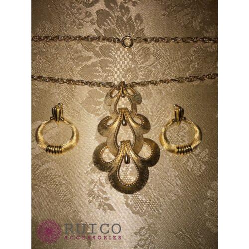 TRIFARI トリファリ イヤリング ピアス ゴールド アンティーク