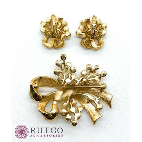 TRIFARI トリファリ イヤリング ピアス ゴールド アンティーク TRIFARI トリファリ イヤリング ピアス ビンテージ