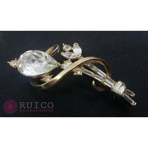 匿名配送 TRIFARI トリファリ ブローチ ラインストーン アンティーク 【PE2380282323】(14050円)