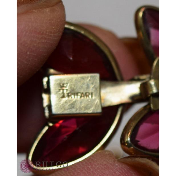 TRIFARI トリファリ ブレスレット ゴールド アンティーク TRIFARI トリファリ ブレスレット ビンテージ