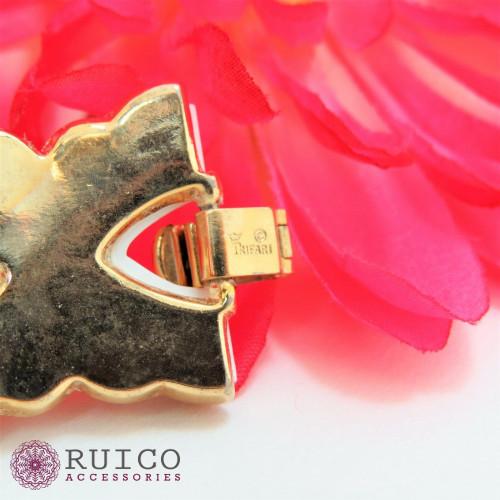 TRIFARI トリファリ ブレスレット ゴールド アンティーク TRIFARI トリファリ ブレスレット ビンテージ