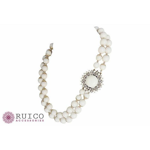 TRIFARI トリファリ ブローチ ラインストーン アンティーク