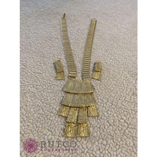 TRIFARI トリファリ イヤリング ピアス ゴールド アンティーク