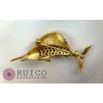 TRIFARI トリファリ ブローチ ラインストーン アンティーク TRIFARI トリファリ ブローチ ビンテージ