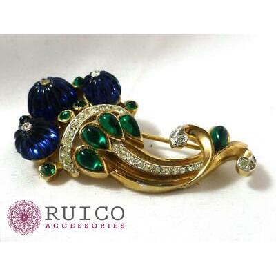 ⭐️完成品⭐️ TRIFARI トリファリ ブローチ ラインストーン アンティーク 【QG3322673664】(119845円)