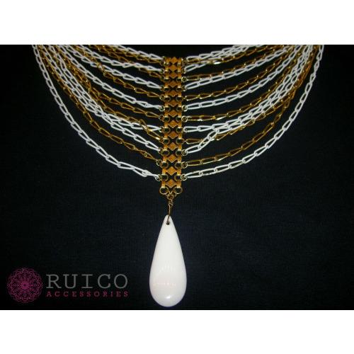 TRIFARI トリファリ ネックレス エナメル アンティーク TRIFARI トリファリ ネックレス ビンテージ