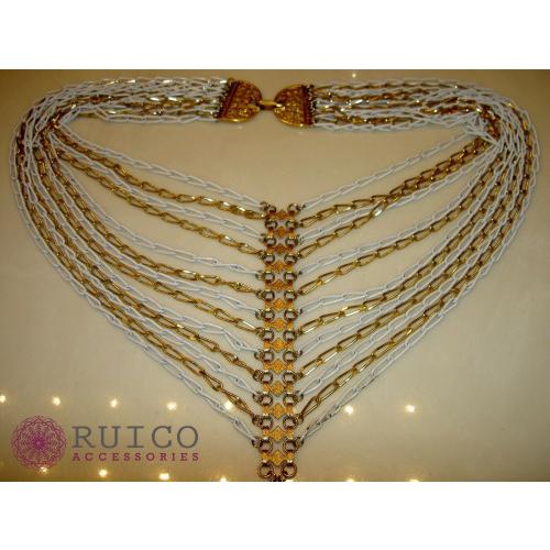 TRIFARI トリファリ ネックレス エナメル アンティーク TRIFARI トリファリ ネックレス ビンテージ