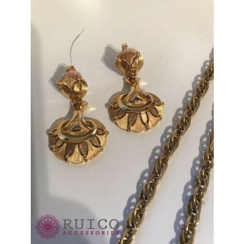 TRIFARI トリファリ ネックレス ゴールド アンティーク TRIFARI トリファリ ネックレス ビンテージ