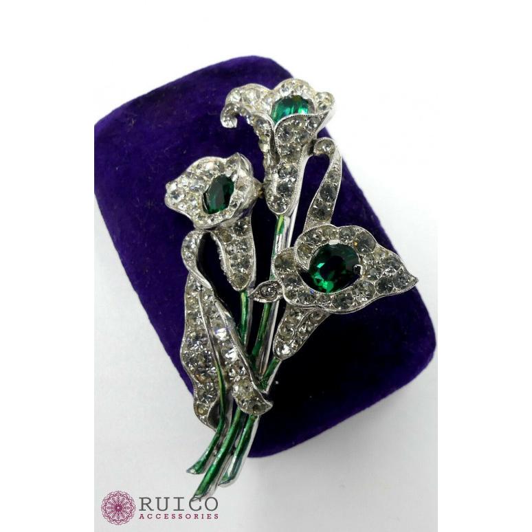 完売 Trifari トリファリ ブローチ フラワー 花 アンティーク 超美品 Kslcity Com My