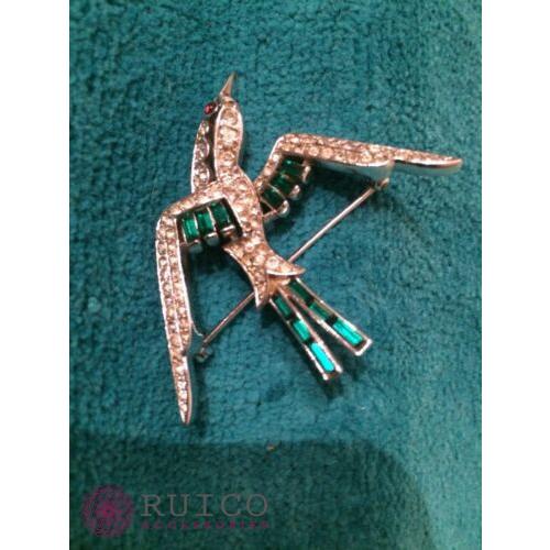 完動品 TRIFARI トリファリ ブローチ ラインストーン アンティーク 【LW9104242457】(32838円)