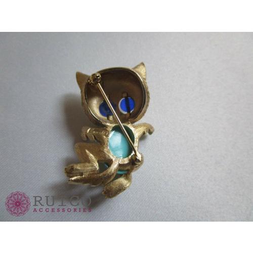 TRIFARI トリファリ ブローチ ラインストーン アンティーク TRIFARI トリファリ ブローチ ビンテージ