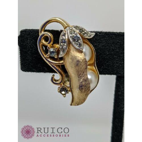 TRIFARI トリファリ イヤリング ピアス ゴールド アンティーク TRIFARI トリファリ イヤリング ピアス ビンテージ