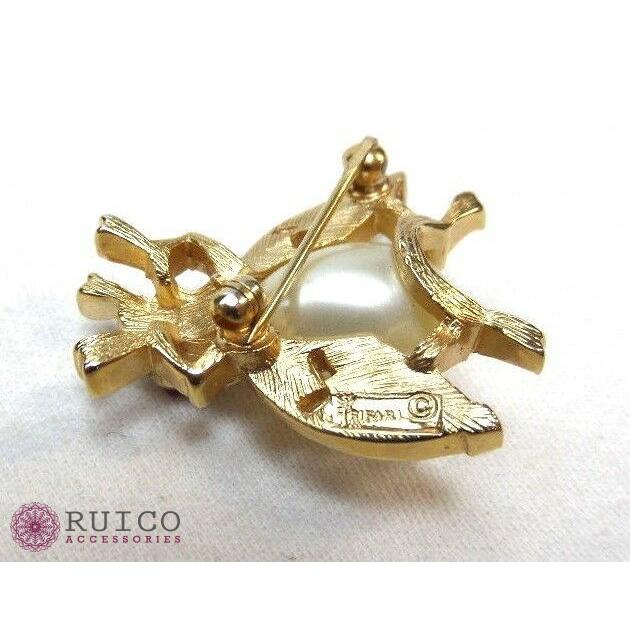 TRIFARI トリファリ ブローチ ラインストーン アンティーク TRIFARI トリファリ ブローチ ビンテージ