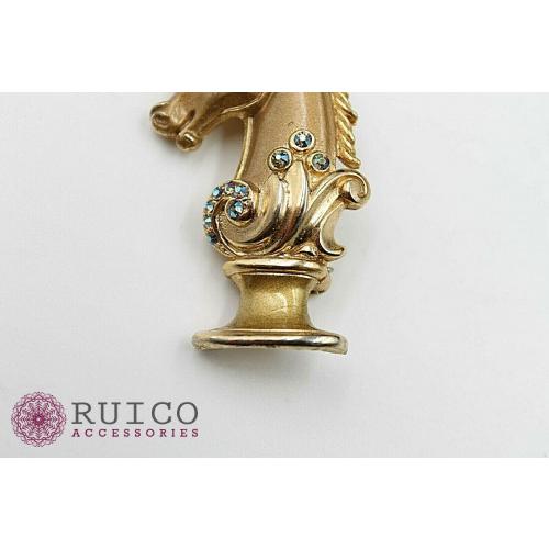 TRIFARI トリファリ ブローチ ラインストーン アンティーク TRIFARI トリファリ ブローチ ビンテージ