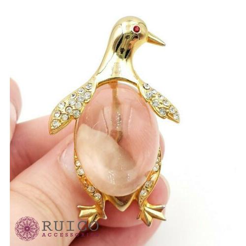 TRIFARI トリファリ ブローチ ラインストーン アンティーク