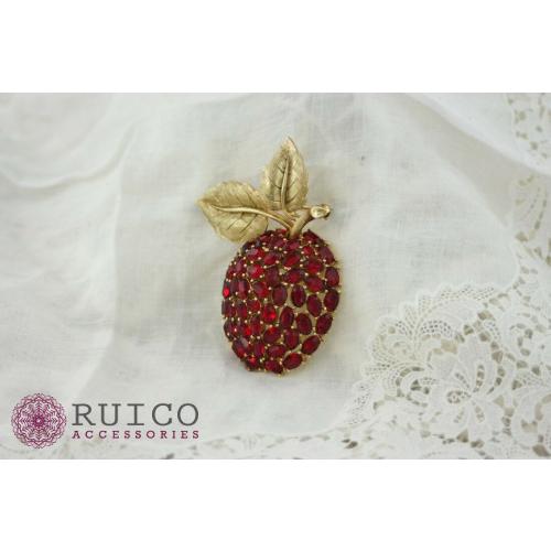 TRIFARI トリファリ ブローチ ラインストーン アンティーク TRIFARI トリファリ ブローチ ビンテージ