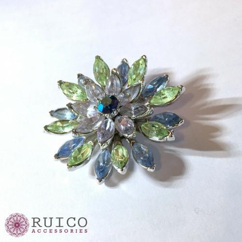 TRIFARI トリファリ ブローチ ラインストーン アンティーク TRIFARI トリファリ ブローチ ビンテージ