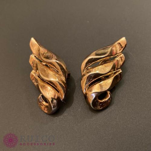 TRIFARI トリファリ イヤリング ピアス ゴールド アンティーク TRIFARI トリファリ イヤリング ピアス ビンテージ