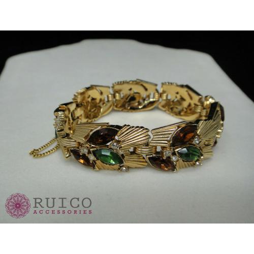 【2026年1月8日以降の発送予定】 TRIFARI トリファリ ブローチ ラインストーン アンティーク 【3218451616】(18998円)