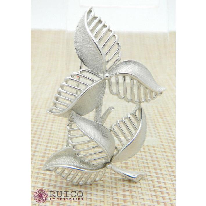 男の子向けプレゼント集結 アクセサリ ジュエリー コスチューム ヴィンテージ Trifari アンティーク シルバー ブローチ トリファリ レディースアクセサリー Www Singerlawllc Com